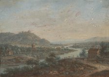 Landscape with the River Main, 18th century. Creator: Jakob Burgi.