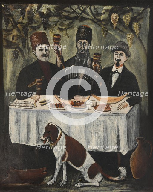 Feast in a vine pergola.