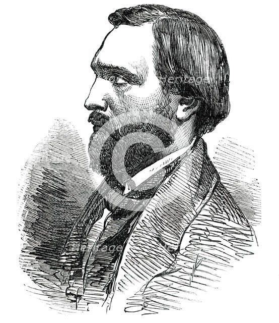 Professor Kinkel, from a lithograph published at Berlin, 1850. Creator: Unknown.