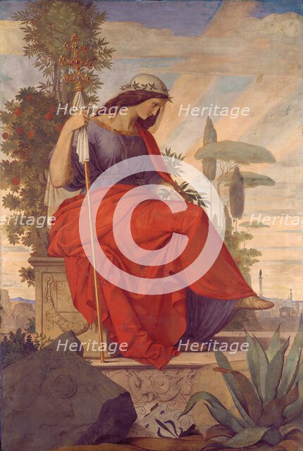 Italia, 1834-1836. Creator: Philipp Veit.