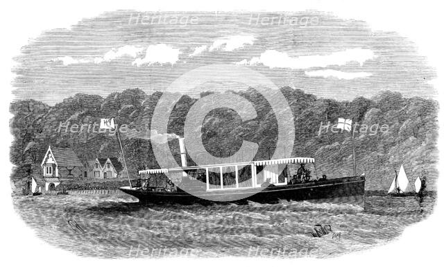 The twin-screw steam-launch Ladybird, 1871. Creator: Unknown.