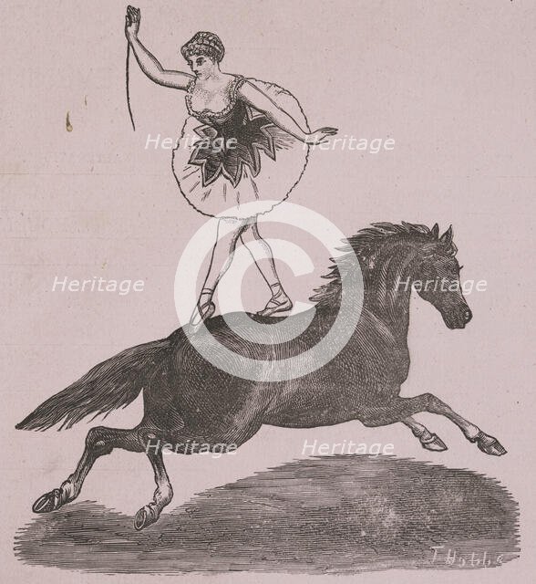 The Great International Cirque at the Theatre Royal, late 19th century.  Creator: Unknown.