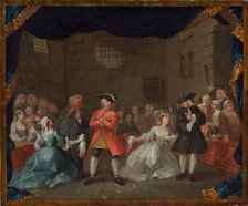 A Scene from The Beggar's Opera, 1728/1729. Creator: William Hogarth.