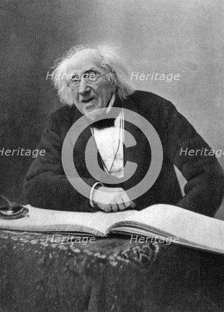 Michel Eugene Chevreul, French chemist, 1891. Artist: Unknown