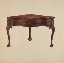 Table, 1941. Creator: Marie Alain.