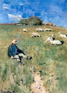 The Young Shepherd, 1883. Creator: Edward Arthur Walton.
