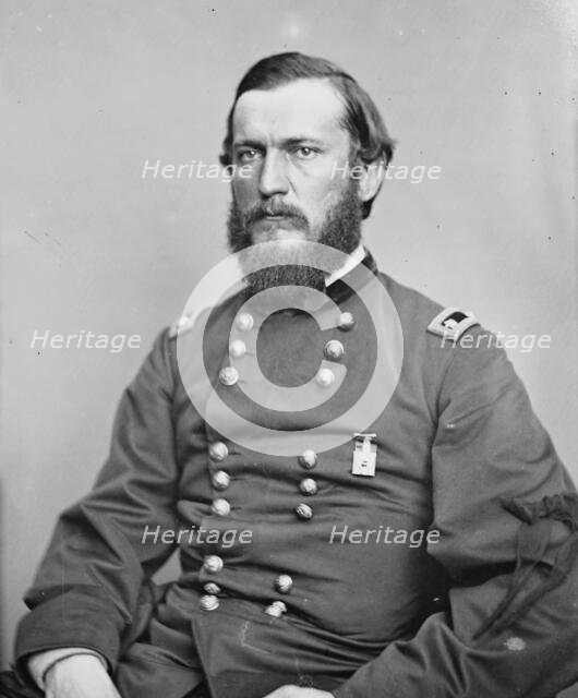 General Godfrey Weitzel, US Army, between 1855 and 1865. Creator: Unknown.