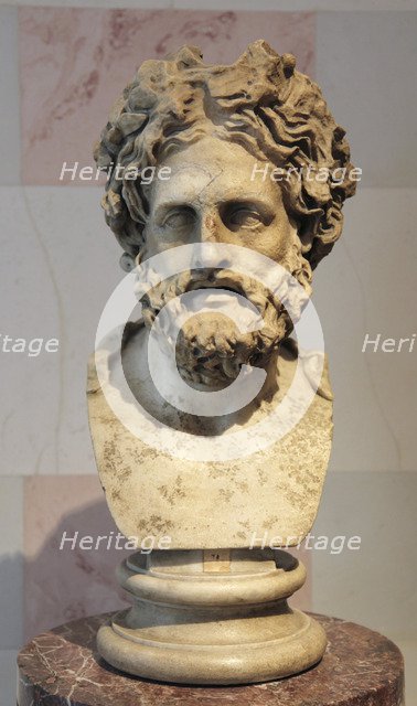 Head of Asklepios. Artist: Unknown