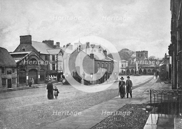 'Appleby: The Market-Place', c1896. Artist: Scott & Sons.