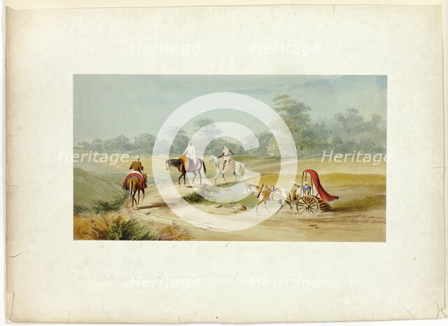 Native Traveling in India, n.d. Creator: Unknown.