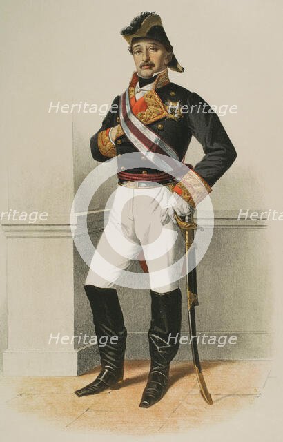 Grand Cross of the Royal and Military Order of Saint Hermenegild, 1865.  Creator: Unknown.