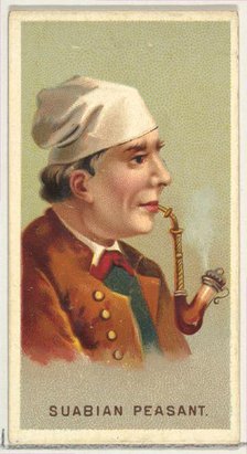 Suabian Peasant, from World's Smokers series (N33) for Allen & Ginter Cigarettes, 1888. Creator: Allen & Ginter.