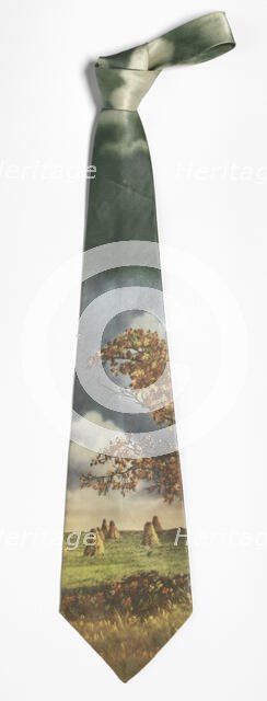 Necktie worn by Ira Tucker Sr., ca. 1950. Creator: Metcalf Neckwear Company.