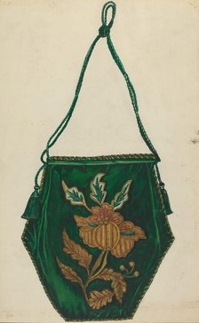 Handbag, 1935/1942. Creator: Florence Earl.