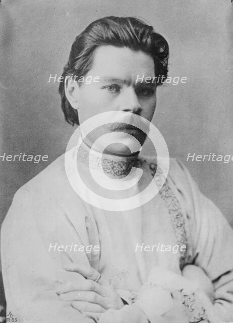 Maxim Gorky, 1910. Creator: Bain News Service.