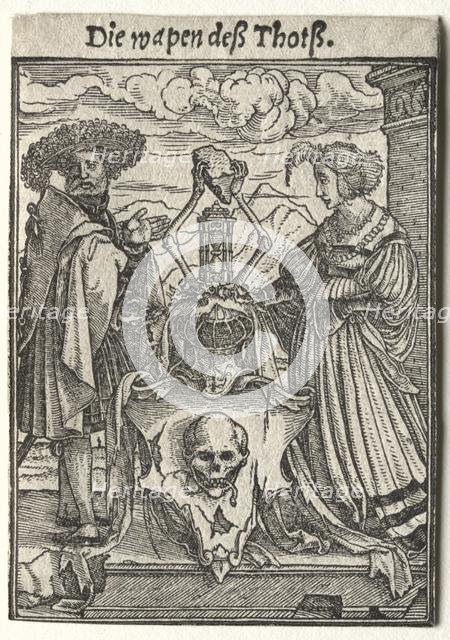 Dance of Death: The Coat of Arms of Death. Creator: Hans Holbein (German, 1497/98-1543).