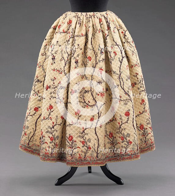 Skirt, French, 1840-60. Creator: Unknown.