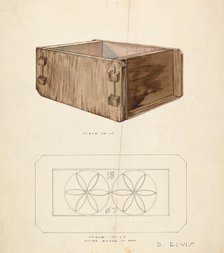 Cheese Mold, 1936. Creator: Roberta Elvis.