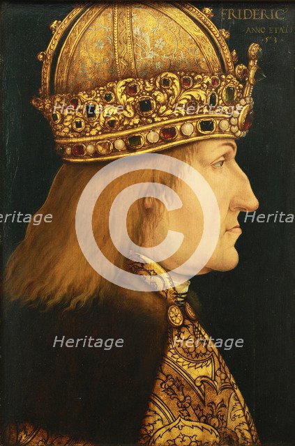 Portrait of Frederick III (1415-1493), Holy Roman Emperor, c. 1510.