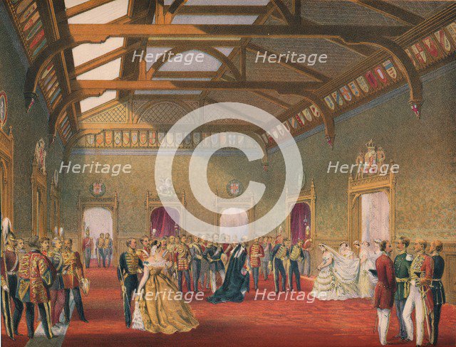 'Marshalling The Procession of the Bride', 1863.  Artist: Robert Dudley.