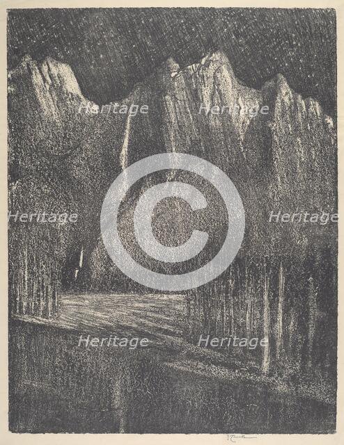 Night in the Yosemite, 1912. Creator: Joseph Pennell.