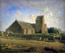 'The Church at Greville', c1871-1874. Artist: Jean Francois Millet