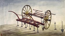 'Earth Scuffer', agricultural machine, (c1770-c1820?). Creator: Unknown.