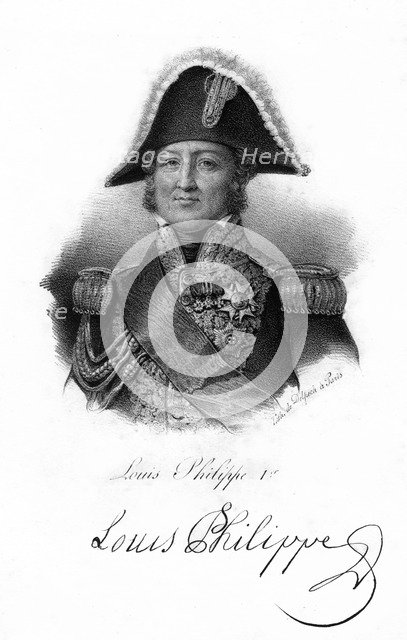 Louis Philippe I, King of France, 19th century.Artist: Delpech