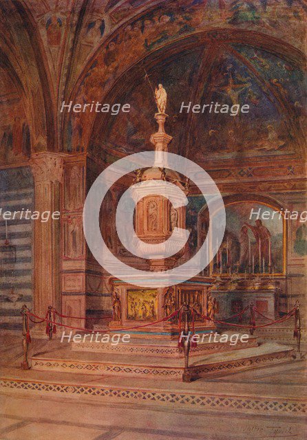 'The Baptistery of S. Giovanni', c1900 (1913). Artist: Walter Frederick Roofe Tyndale.