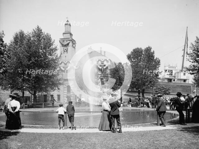 South Canal Park, Sault Ste. Marie, Mich., c1905. Creator: Unknown.