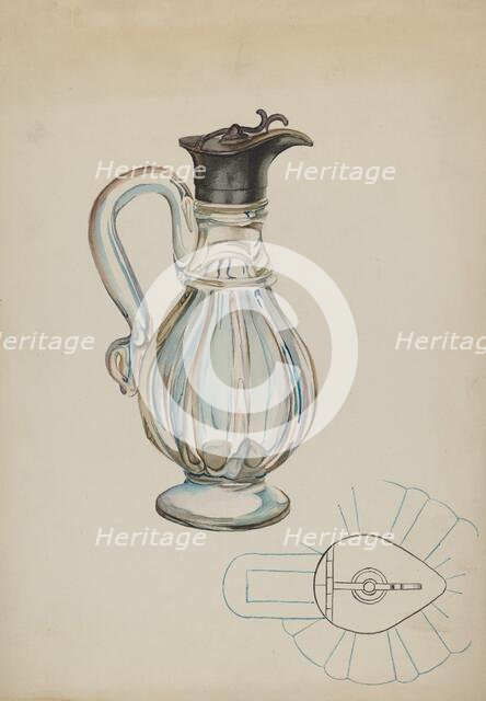 Jug, c. 1936. Creator: Roberta Elvis.