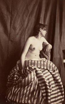 [Nude Study], 1853-54. Creator: Eugène Durieu.