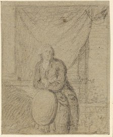Portrait of a Man Standing in Front of Window, n.d. Creator: Benjamin West.