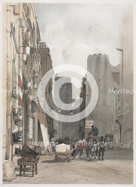 Picturesque Architecture in Paris, Ghent, Antwerp, Rouen: Nôtre Dame, Paris, 1839. Creator: Thomas Shotter Boys (British, 1803-1874).