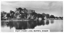 Fort from the lake, Burwa, Sagor, India, c1925. Artist: Unknown