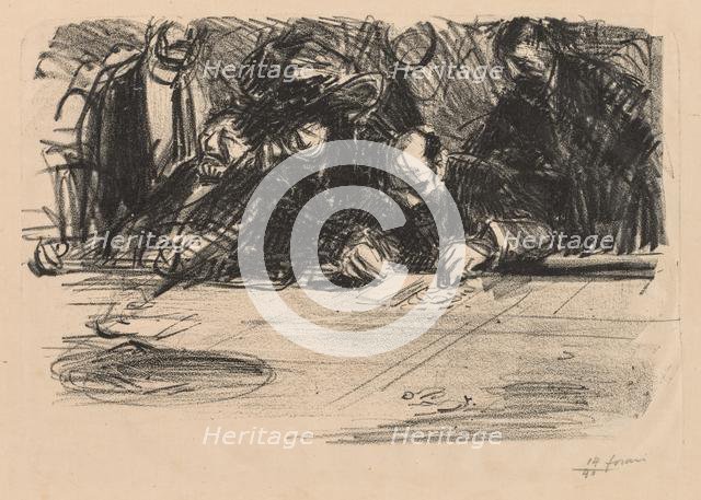 Groupe de joueurs. Creator: Jean Louis Forain (French, 1852-1931).