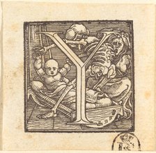 Letter Y. Creator: Hans Holbein the Younger.