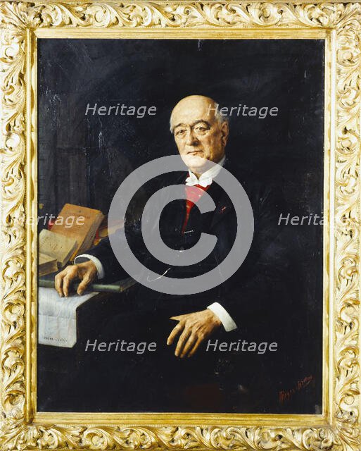 Portrait of Charles Read (1819-1898), writer and historian, c1891. Creator: Marthe Boyer-Breton.