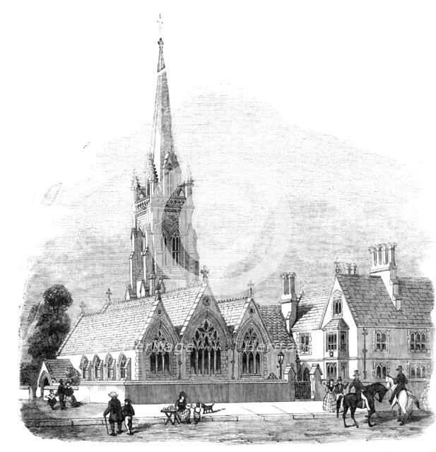 Roman Catholic Church of St. Thomas of Canterbury, Fulham, 1857. Creator: Unknown.