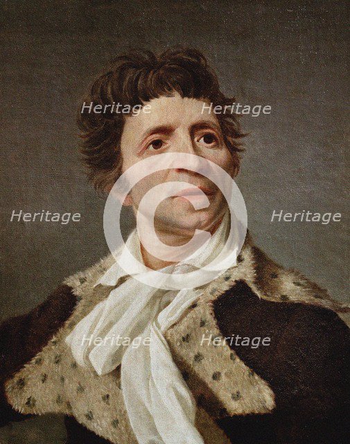 Portrait of Jean-Paul Marat (1743-1793). After Joseph Boze, c. 1800. Artist: Anonymous  