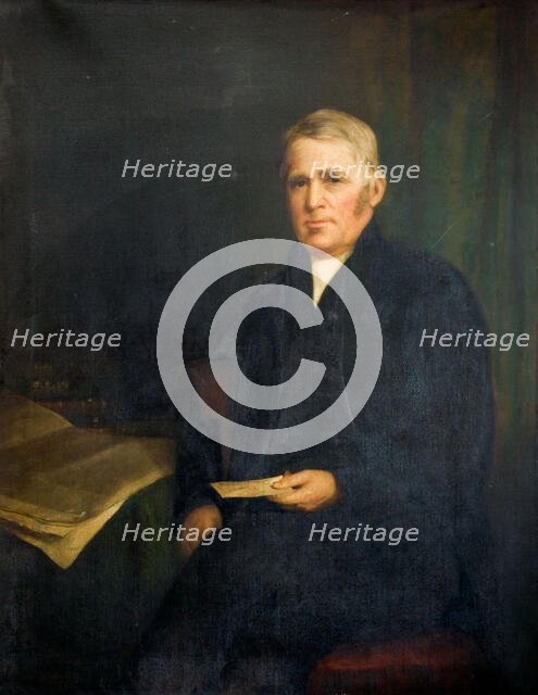 Portrait of Joseph Sturge (1793-1859), 1855. Creator: Jerry Barratt.