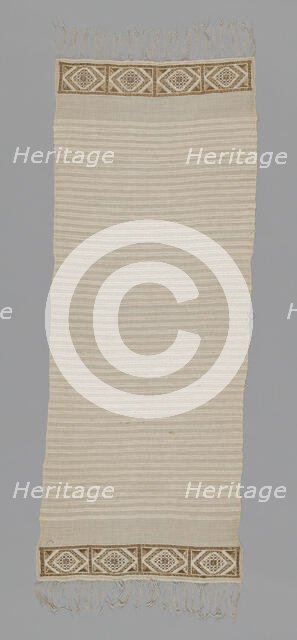 Towel, Turkey, 18th/19th century. Creator: Unknown.