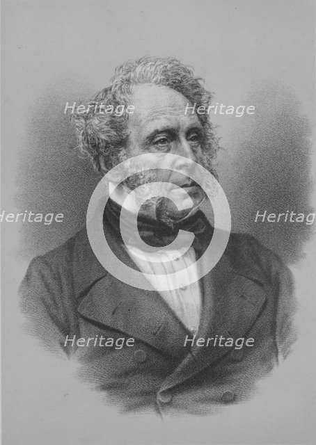 Henry John Temple, 3rd Viscount Palmerston, British statesman, c1857 (1936). Artist: Unknown.