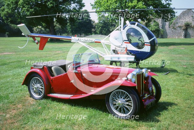 1938 MG TA. Artist: Unknown.