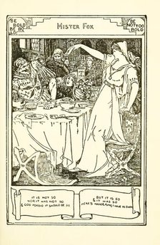 Illustration for "Mr. Fox?, from English Fairy Tales, 1890. Creator: Batten, John Dickson (1860-1932).