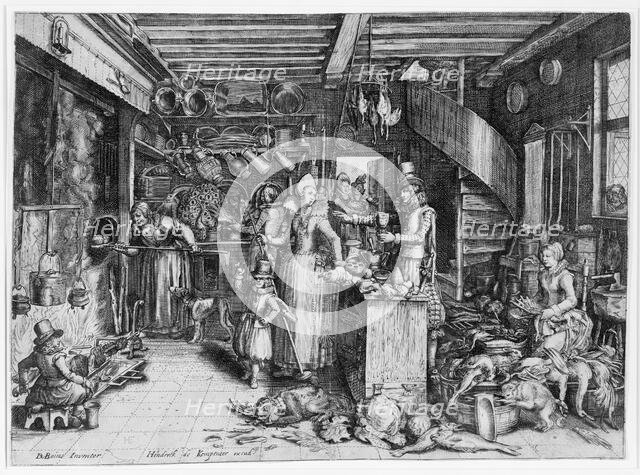 A Kitchen Scene,.n.d. Creator: Unknown.