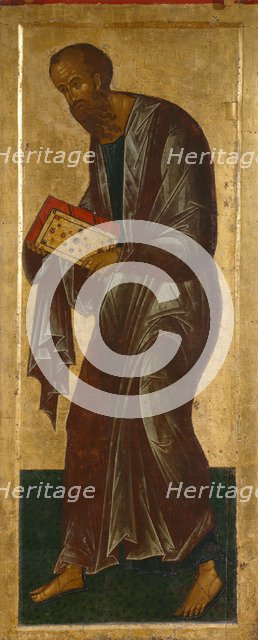 The Apostle Paul (From the Deesis Range), 1497. Artist: Russian icon  