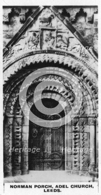'Norman Porch, Adel Church, Leeds', c1920s. Artist: Unknown