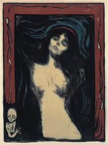 Madonna (Loving Woman), 1895-1900. Artist: Munch, Edvard (1863-1944)