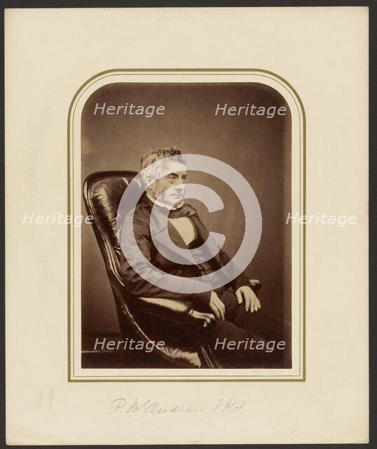 R.MacAndrew, FRS, 1855-1859. Creator: Maull & Polyblank.